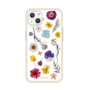 Pela Case- Clear Springtime iPhone 13 Case With London Fog Ridge
